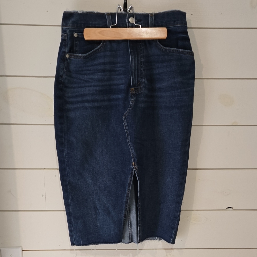 Abercrombie & Fitch Indigo Denim Skirt